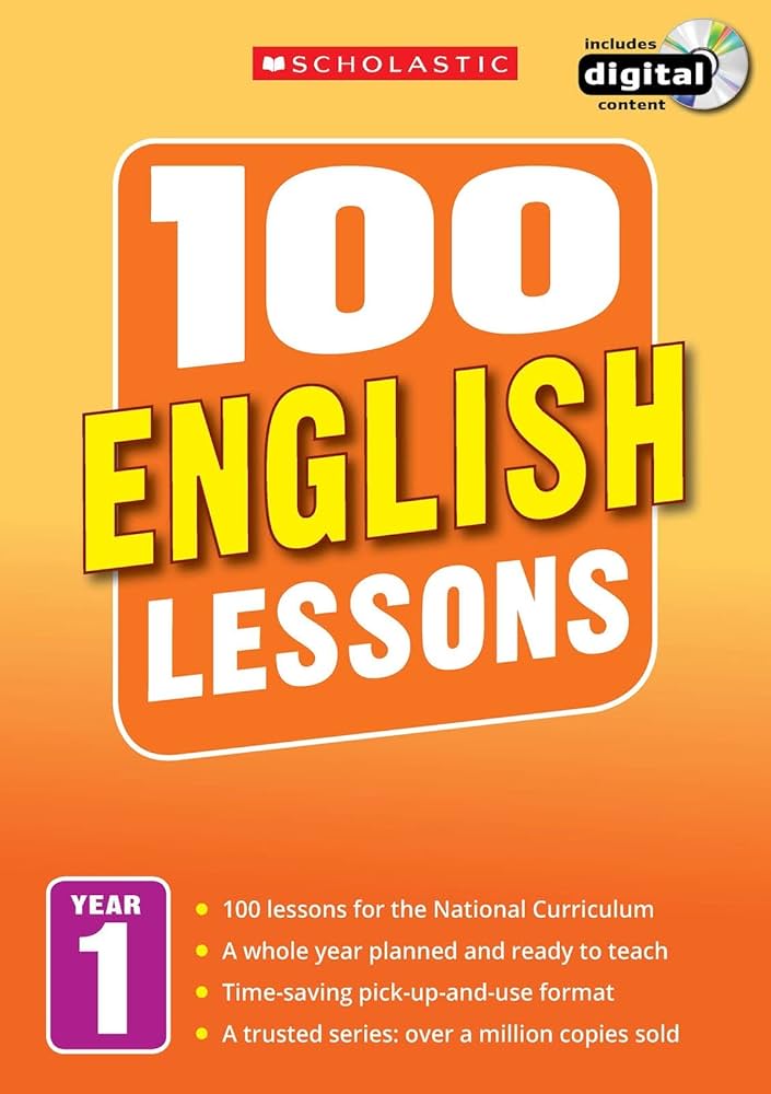 Scholastic 100 English Lessons: Year 1 by Evans, Jean